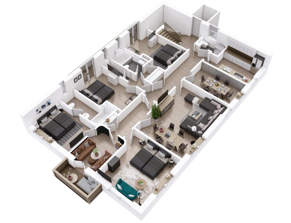 Morehome Apartments, Center,Parking 180Qm 바트보리쇼펜 외부 사진
